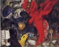 L’ange qui tombe contemporain de Marc Chagall